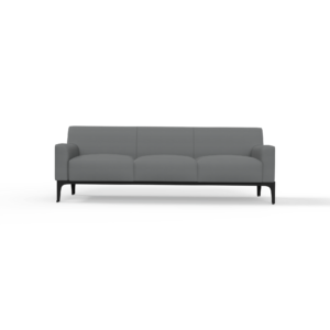 Cedar-Lounge-Chair-Metal-Charcoal-PU-3-Seater-Front-3.png