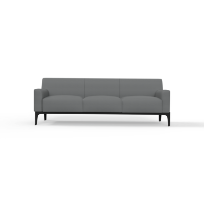Cedar-Lounge-Chair-Metal-Charcoal-PU-3-Seater-Front-3.png